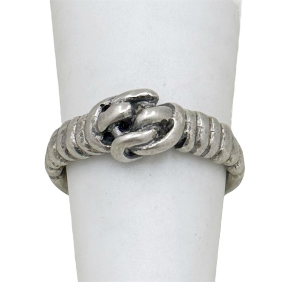 MMA Metropolitan Museum of Art sterling silver knot ring - GM120 - Picture 1 of 5